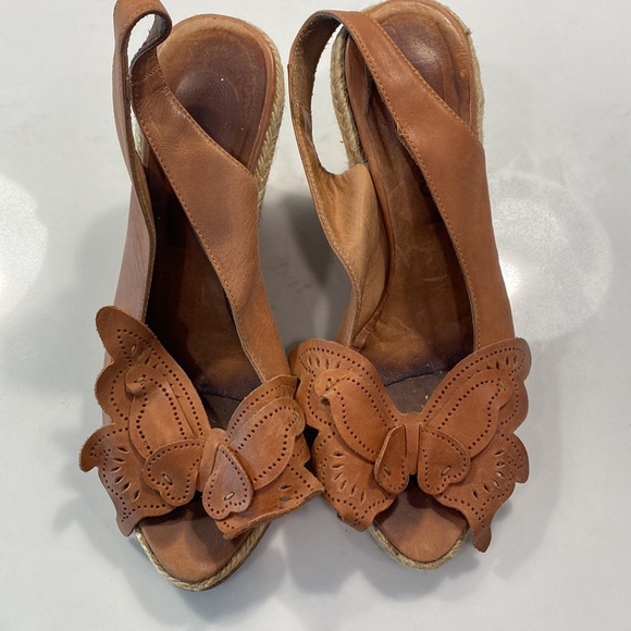 Paruolo leather heels 6.5 wedges - Picture 2 of 4